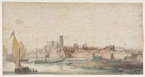 Uitzicht op St. Geertruidenberg, 1600s