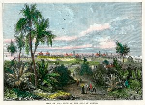 Uitzicht op Vera Cruz, aan de Golf van Mexico, Mexico, ca. 1880 door Unbekannt
