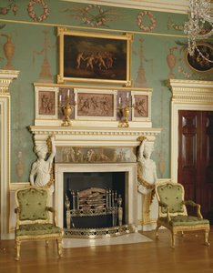 Uitzicht op het interieur, Spencer House, Londen