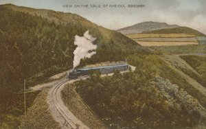 Uitzicht op de Vale of Rheidol Railway, begin 20e eeuw door Unbekannt