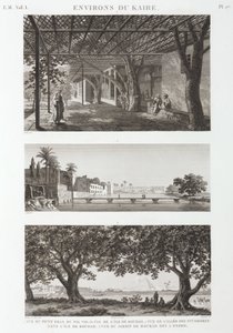 Zichten rondom Caïro, Egypte, ca. 1798