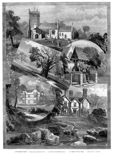 Uitzichten van Sandringham, Norfolk, 1887 door Unbekannt