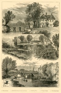 Uitzichten op de Rivier Lea, c1876 door Unbekannt