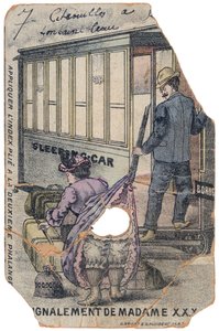 Vintage Franse ansichtkaart, ca. 1900