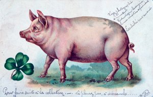 Vintage Franse ansichtkaart, c. 1900 door Unbekannt