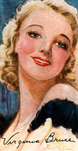 Virginia Bruce, 1910-1982, Amerikaanse actrice en zangeres, 20e eeuw door Unbekannt