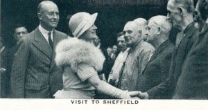 Bezoek aan Sheffield, 1934-1937