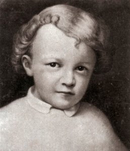 Vladimir Ilich Lenin, Russische Bolsjewistische revolutionaire leider, 4 jaar oud, 1874