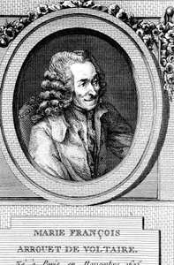 Voltaire, 18e eeuw Franse auteur, toneelschrijver, satiricus en man van letters