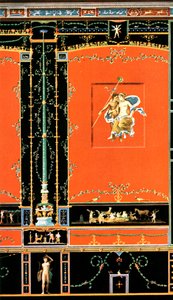 Muurdecoratie, Pompeii, Italië door Unbekannt