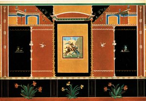 Muurschildering, Pompeii, Italië, 1928 door Unbekannt