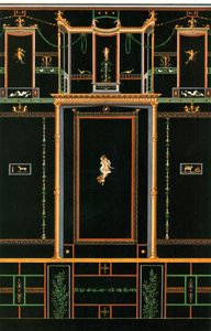 Muurdecoratie, Pompeii, Italië door Unbekannt