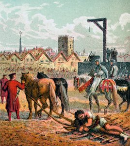 Wallace geëxecuteerd, 1305, c1850
