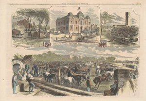 Oorlogsschetsen in de hoofdstad, 1862 door Unbekannt