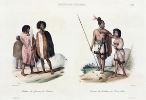 Krijgers van Shouraki en inwoners van Houa Houa, Nieuw-Zeeland