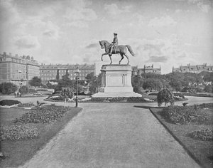 Washington Standbeeld, Openbare Tuin, Boston, ca. 1897 door Unbekannt
