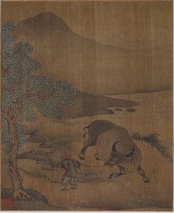 Waterbuffel en herdersjongen, Mogelijk Ming-dynastie, 1368-1644