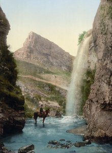 Waterval bij Kislovodsk, Rusland, ca. 1895 door Unbekannt