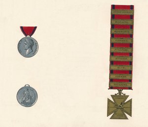 Waterloo & Militaire Algemene Dienstmedaille 1793-1814, 19e eeuw