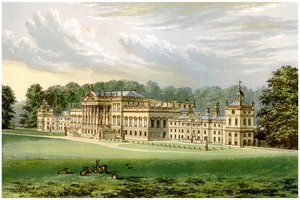 Wentworth Woodhouse, Yorkshire, huis van Graaf Fitzwilliam, c1880