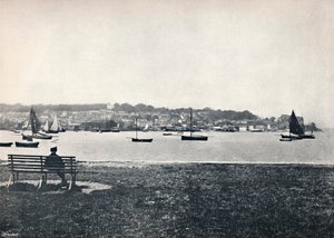 West Cowes - Uitzicht vanaf East Cowes, 1895 door Unbekannt