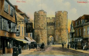 West Gate, Canterbury, eind 19e-begin 20e eeuw door Unbekannt