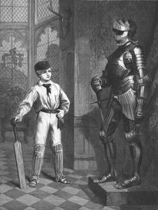 Wat een vrolijke wicketkeeper zou hij zijn, 1875