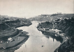 Whitby - Algemeen uitzicht op de stad, 1895