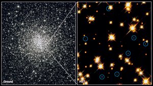 Witte dwergsterren in bolvormige cluster M4H Bond STSCI door Unbekannt