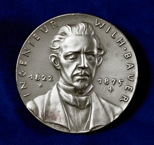 Wilhelm Bauer 1822-1875, Duitse uitvinder en pionier in de bouw van onderzeeërs door Unbekannt