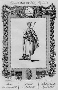 Willem II. Bijgenaamd Rufus, ca. 1787