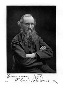 William Thomson, Lord Kelvin, Iers-Schotse wiskundige, natuurkundige en ingenieur, 1877