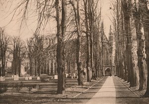 Winchester Cathedral en Avenue, Hampshire, begin 20e eeuw