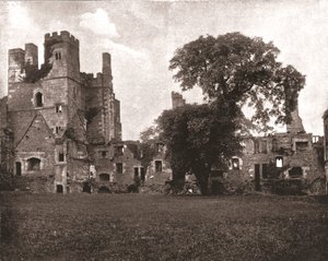 Wingfield Manor, nabij Alfreton, Derbyshire, 1894