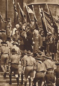 Met padvinders in Windsor, 1937