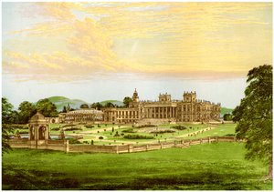 Witley Court, Worcestershire, huis van de graaf van Dudley, ca. 1880