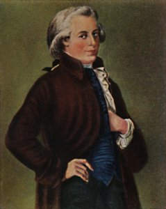 Wolfgang Amadeus Mozart 1756-1791 - Schilderij van Tischbein, 1934 door Unbekannt