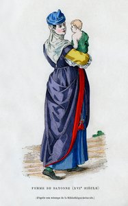 Vrouw van Bayonne, Frankrijk, 16e eeuw 1882-1884