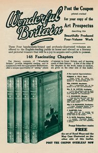 Advertentie voor het boek Wonderful Britain