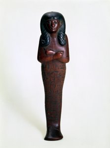 Houten ushabti-figuur van Mutry, Oud-Egyptisch, 16e of 15e eeuw v.Chr.