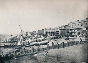Worthing - Algemeen Uitzicht op de Voorzijde, 1895 door Unbekannt