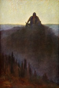 Wotan wacht in Valhalla op het einde met zijn gebroken speer, 1906