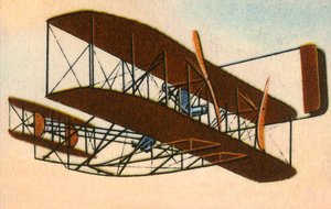 Wright brothers vliegtuig, ca. 1903