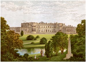 Wynyard Park, County Durham, huis van de Markies van Londonderry, ca. 1880