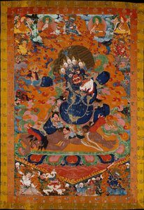 Yamantaka, Vernietiger van de God van de Dood, begin 18e eeuw door Unbekannt