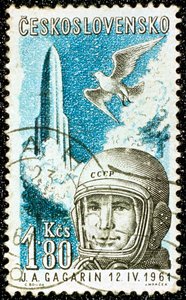 Joeri Gagarin, Sovjet-Russische kosmonaut, 1961 door Unbekannt