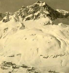 Zürs en de Hasenfluh piek, Vorarlberg, Oostenrijk, c1935 door Unbekannt