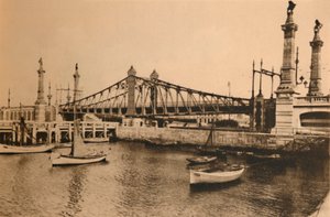 de Smet De Naeyer Brug, ca. 1928 door Unbekannt