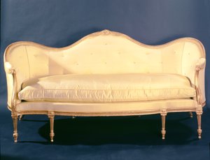 Adam stijl canapé, ca.1780 (verguld hout)