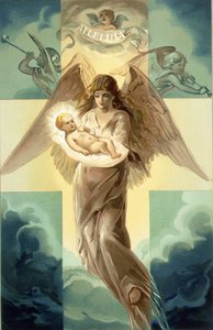 Alleluia, kerstkaart, 1882